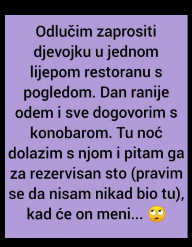 ‘Odlučim zaprositi djevojku’
