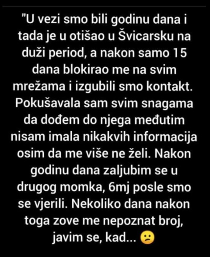 “U vezi smo bili godinu dana”
