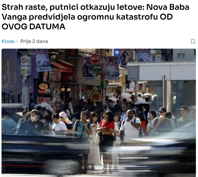 Strah raste, putnici otkazuju letove: Nova Baba Vanga predvidjela ogromnu katastrofu OD OVOG DATUMA