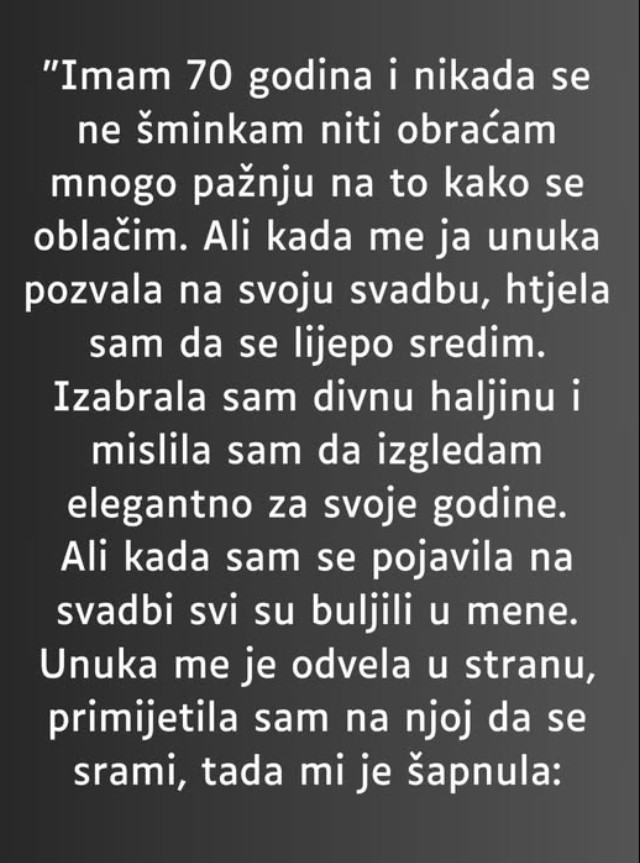 “Imam 70 godina…”