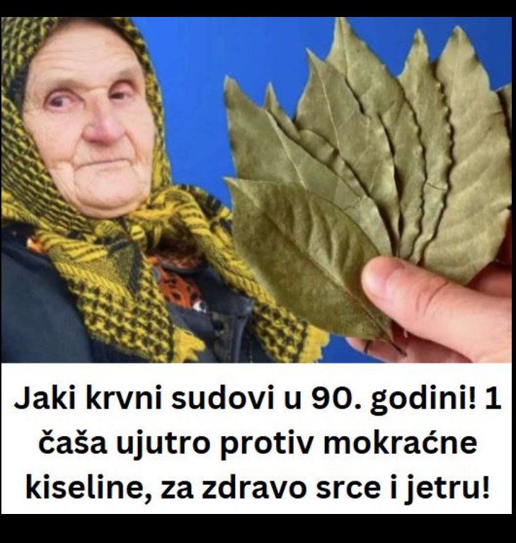 Jaki krvni sudovi u 90. godini! 1 čaša ujutro protiv mokraćne kiseline, za zdravo srce i jetru!