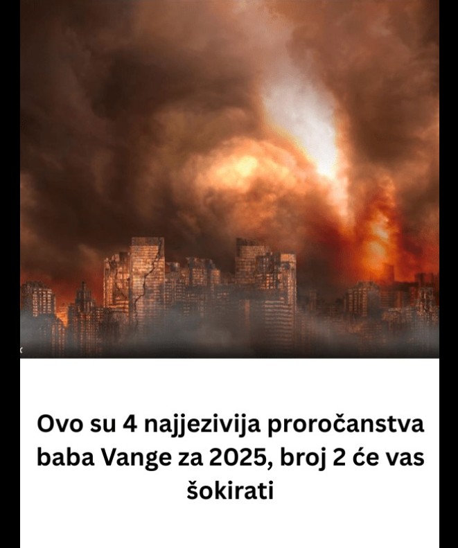 Proročanstva za 2025. koja lede krv u žilama: Mitovi i stvarnost iza vizija Babe Vange