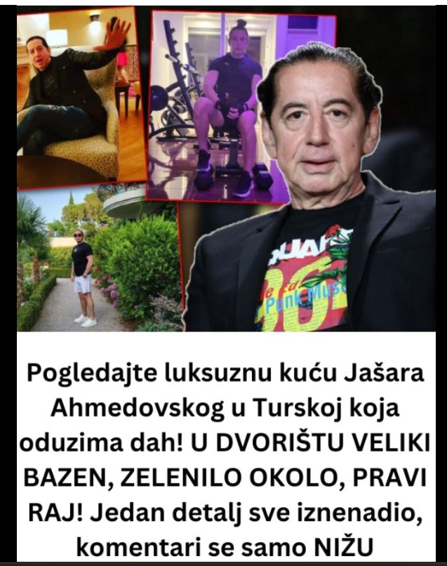 Zavirite u luksuznu vilu Jašara Ahmedovskog u Turskoj: Bazen, zelenilo i život iz snova!