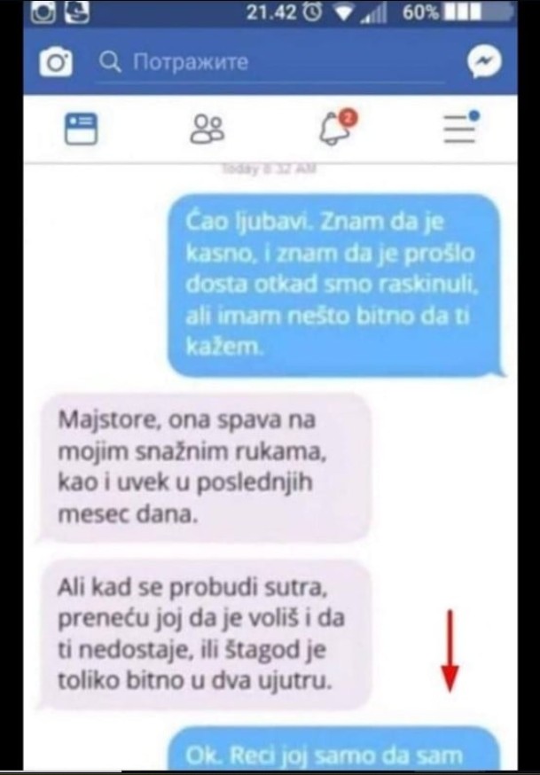 MOJOJ ŽENI SE SINOĆ JAVIO NJEN BIVŠI MOMAK: Druga Njegova Poruka Me Totalno Uništila, MISLITE DA JE OVO ZAISTA MOGUĆE?