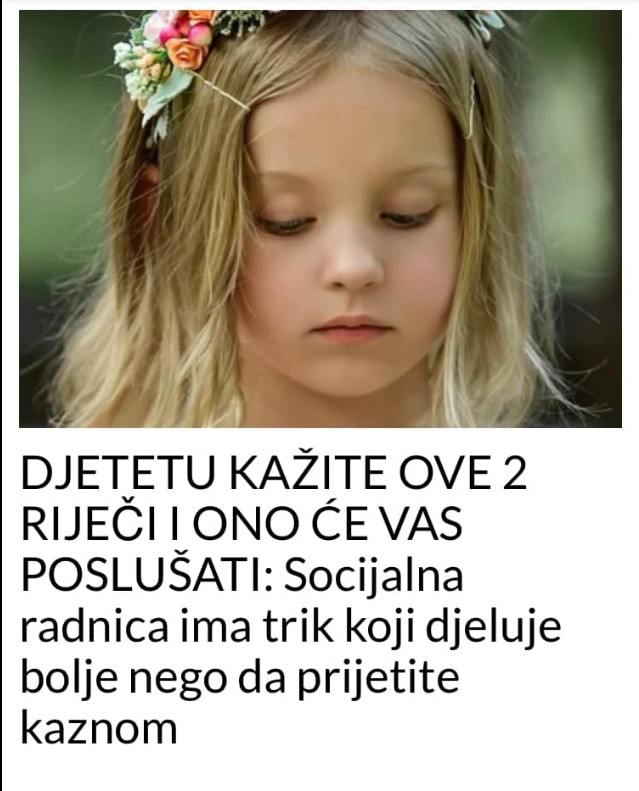 Kako uz pomoć magičnog pravila od dvije riječi možete natjerati djecu da vas poslušaju – savjeti socijalne radnice