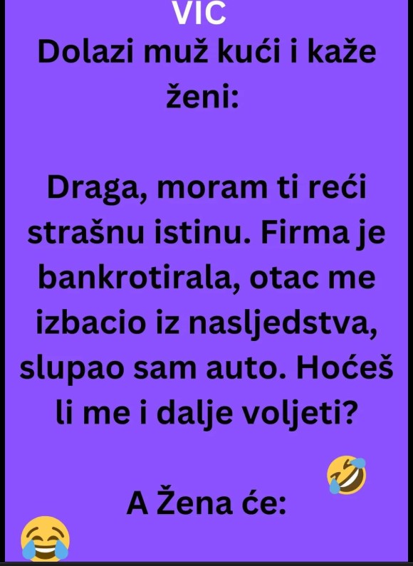 Šala koja nosi ozbiljnu poruku: Ljubav u dobru i u zlu – ili samo u dobru?