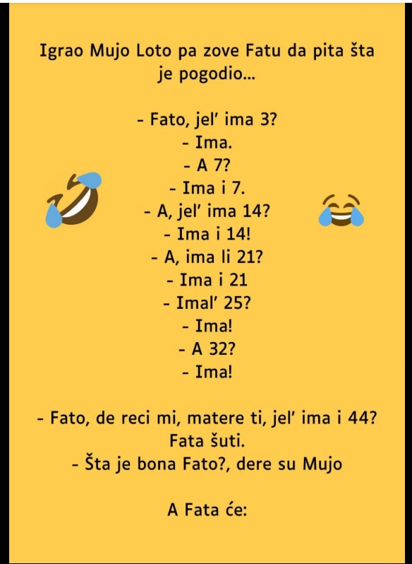 VIC DANA: Mujo igrao loto