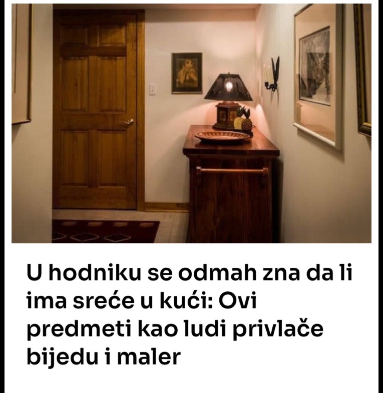 Predmeti koje je bolje izbjegavati u hodniku – prema feng šuiju