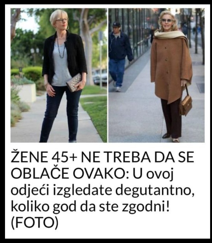 MODA POSLE 45: KAKO ISTAĆI ELEGANCIJU I SAMOPOUZDANJE