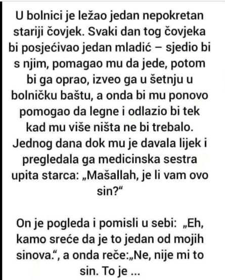 POUČNA PRIČA: Još mi je okus onog slatkiša u ustima