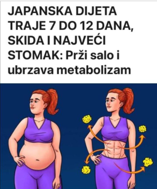 Japanska dijeta: Kako izgubiti višak kilograma i oblikovati struk za samo 7 do 14 dana