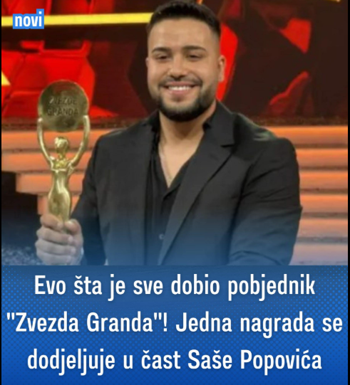 Nikola Stanišić pobjednik “Zvezda Granda” 2025: Emotivna noć, priznanje Saši Popoviću i velika nagrada