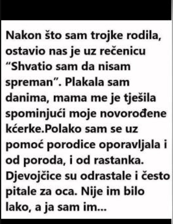 Snaga Majke: Kako Sam Sama Odgojila Trojke Nakon Što Nas Je Otac Napustio