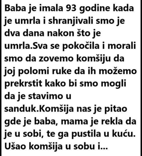 Kad baba ustane – priča koju selo još prepričava