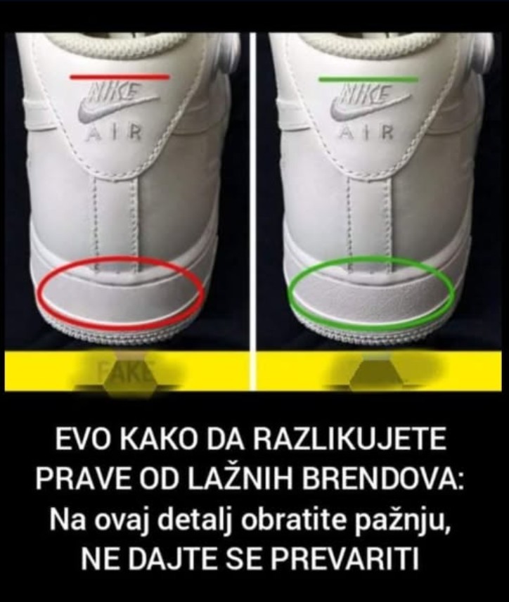 EVO KAKO DA RAZLIKUJETE PRAVE OD LAŽNIH BRENDOVA: Na ovaj detalj obratite pažnju, NE DAJTE SE PREVARITI