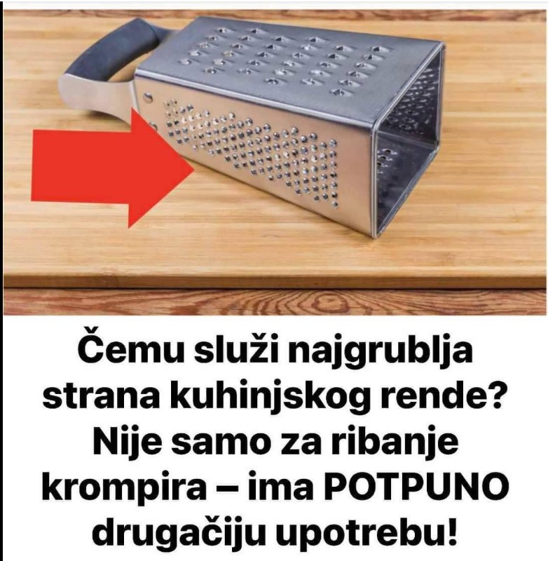 Najmanja, ali najmoćnija: Čemu zapravo služi najsitnija strana kuhinjskog rendeta?