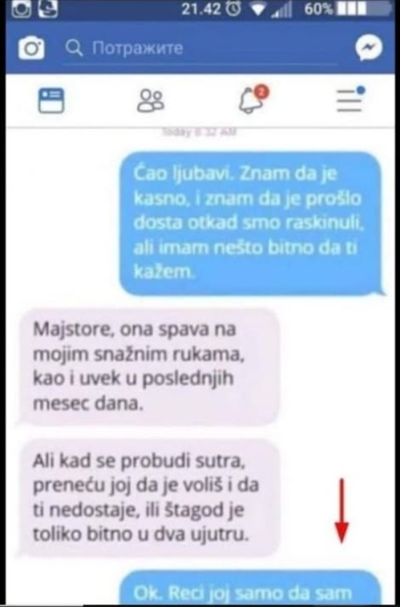 MOJOJ ŽENI SE SINOĆ JAVIO NJEN BIVŠI MOMAK: Druga Njegova Poruka Me Totalno Uništila, MISLITE DA JE OVO ZAISTA MOGUĆE?