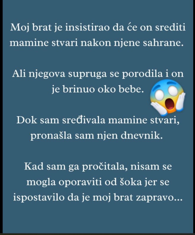 Pismo koje mi je promijenilo život: Tajna iz majčinog dnevnika