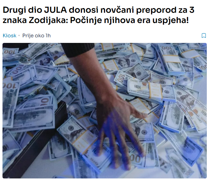 Drugi dio JULA donosi novčani preporod za 3 znaka Zodijaka: Počinje njihova era uspjeha!