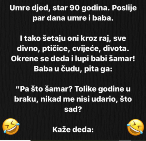 Baba i deda u raju…