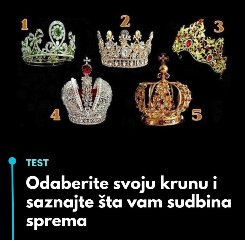 Izaberite Krunu i Otkrijte Šta Vas Očekuje: Test Samoposmatranja i Ličnog Rasta