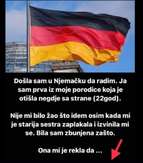 “Došla sam u Njemačku da radim…”
