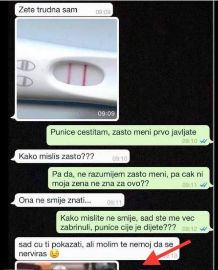 PUNICA MI JE NAPISALA DA JE TRUDNA, NIŠTA MI NIJE BILO JASNO