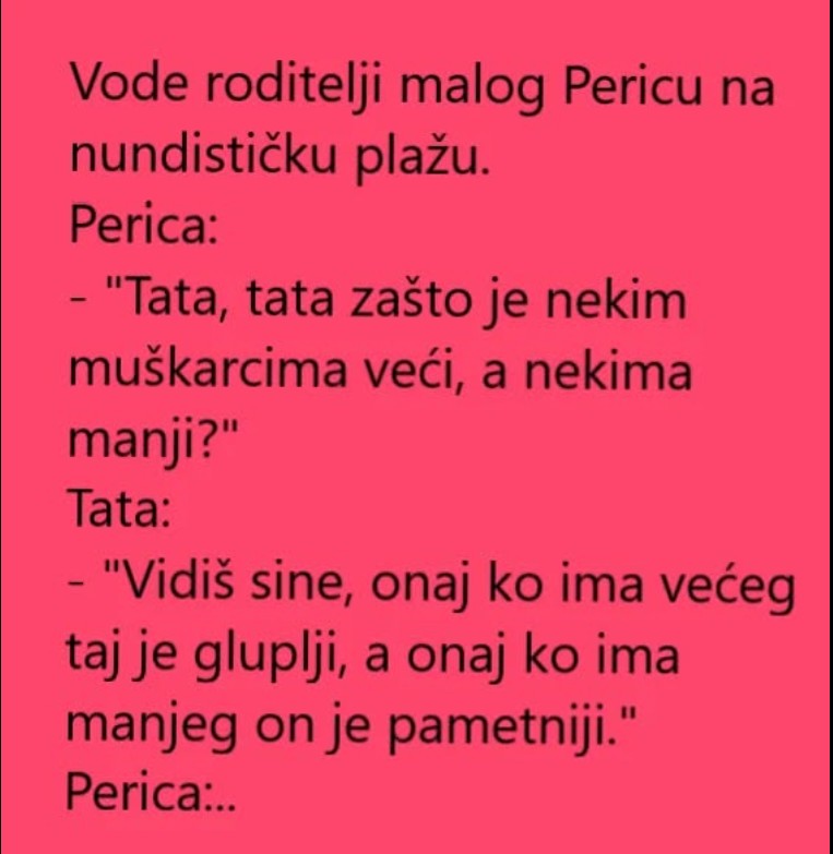 Vic dana: Perica na nudističkoj plaži – smeh garantovan!