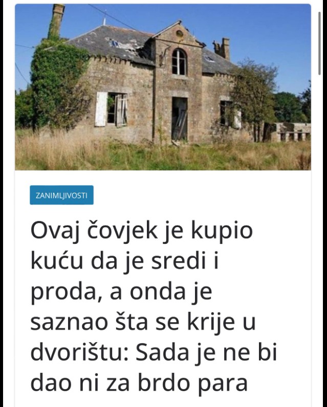 Neočekivano otkriće: Kupio je kuću da je renovira i preproda – ali pronašao je nešto što je sve promenilo