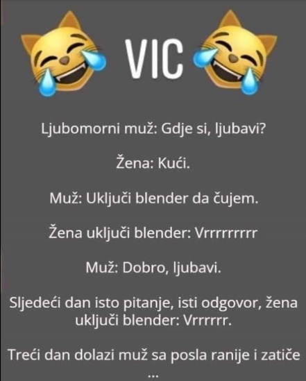VIC: Ljubomorni muž i blender