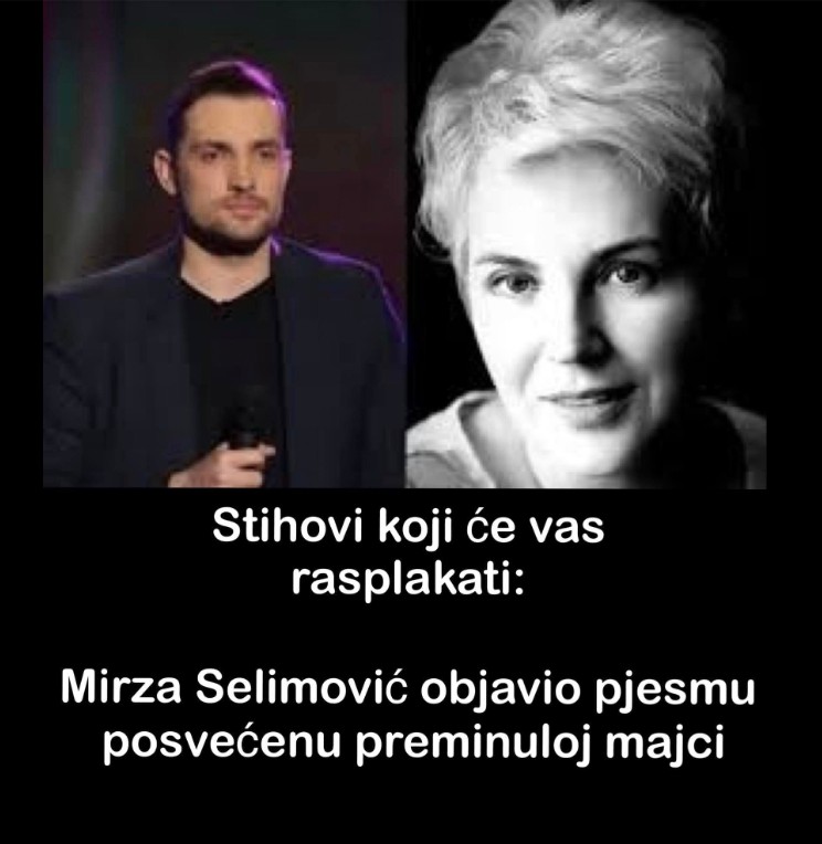 BH pjevač Mirza Selimović objavio novu, emotivnu pjesmu posvećenu preminuloj majci