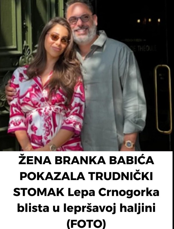 Branko Babić i supruga Milica čekaju blizance: Prvi put pokazala trudnički stomak u nežnoj haljini ✨