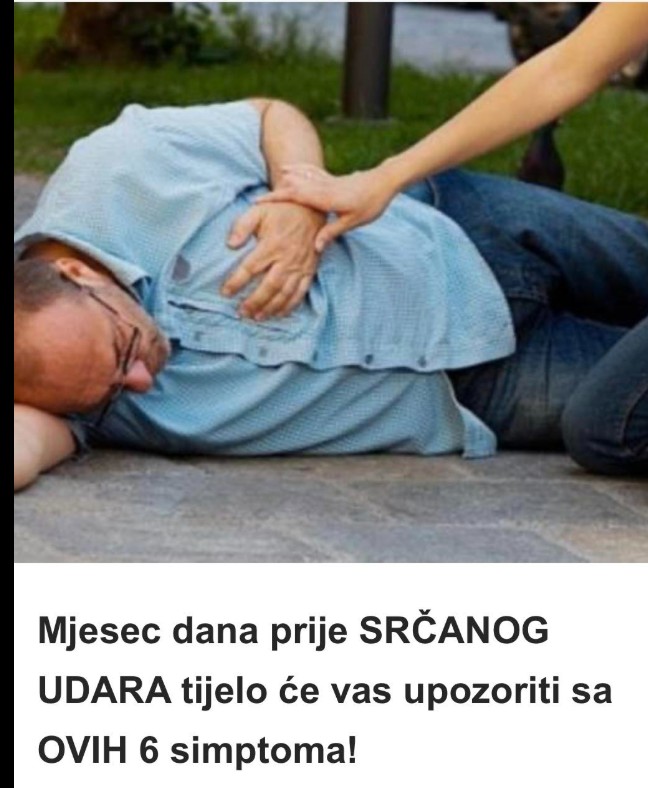 Mogući rani znaci srčanog udara: Kada je vreme da se obratite ljekaru?