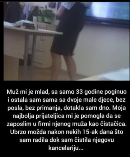 “Muž mi je mlad, sa samo 33 godine poginuo”