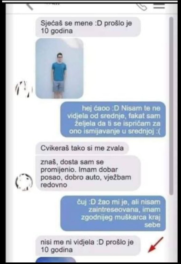 JAVIO SAM SE DJEVOJCI KOJA ME ISMIJAVALA U SREDNJOJ ŠKOLI, zvala me CVIKERAŠ: Kad sam joj poslao svoju sliku nakon 10 godina ŠOKIRALA SE, MOLI DA IZAĐEMO