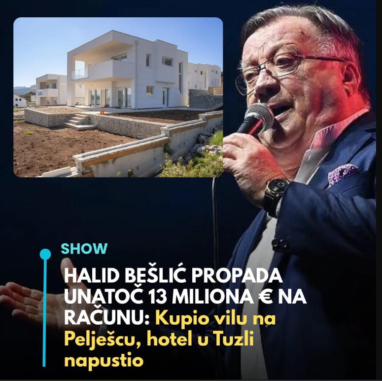 Halid Bešlić i njegova imovina vrijedna 13 miliona eura: Kako uspješan muzičar postaje pasivni vlasnik nekretnina