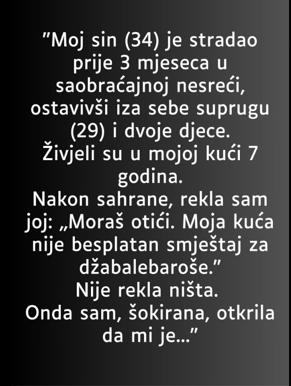 Granice boli i dužnosti: Težak slučaj porodičnih odnosa nakon tragedije