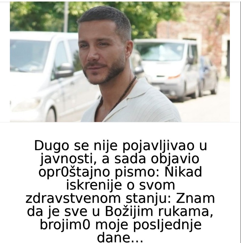 “Zdravlje nema cijenu”: Iskrena ispovijest Saše Kovačevića o bolesti, oporavku i životnim prioritetima
