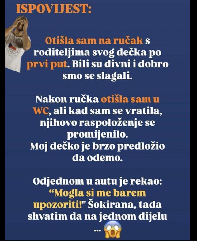 Neočekivana nezgoda i važna lekcija iz jedne veze