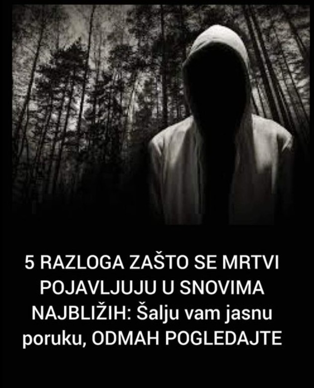 Snovi susreta s preminulim voljenima