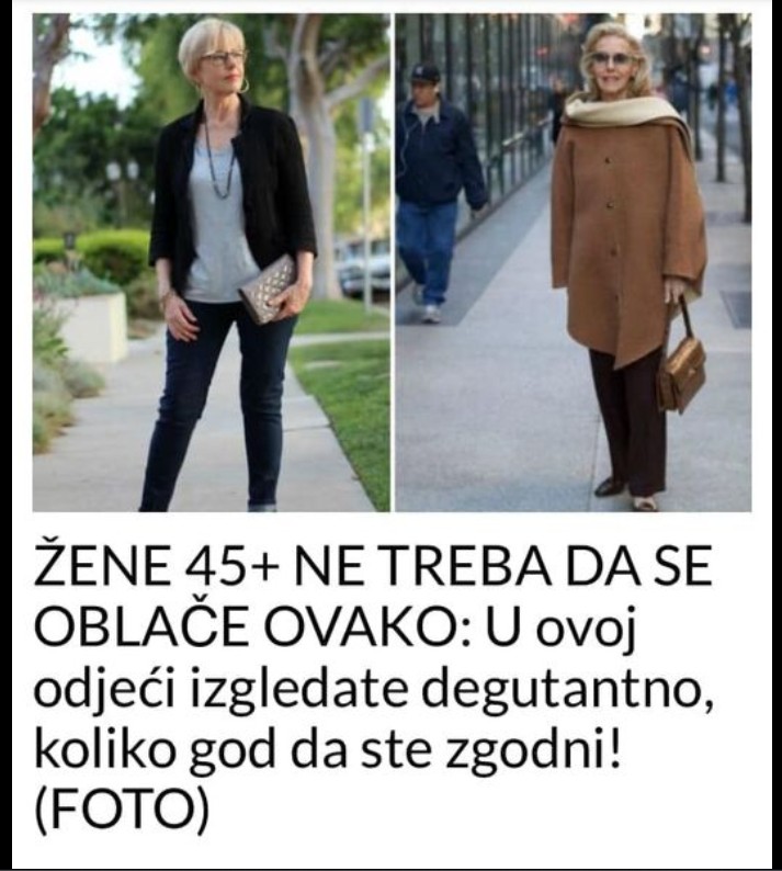 MODA POSLE 45: KAKO ISTAĆI ELEGANCIJU I SAMOPOUZDANJE