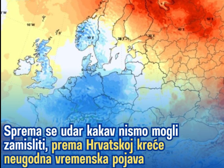 🌤️ Vremenska prognoza za Hrvatsku