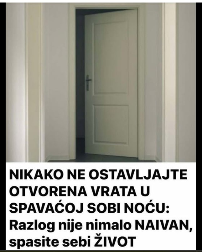 🔥 Zatvorena vrata mogu spasiti život: Ključna navika za zaštitu porodice od požara