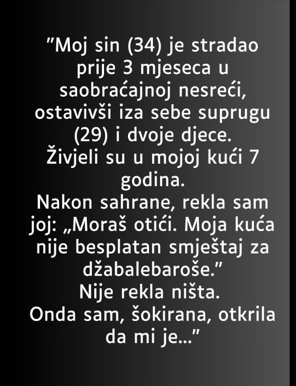 Granice boli i dužnosti: Težak slučaj porodičnih odnosa nakon tragedije