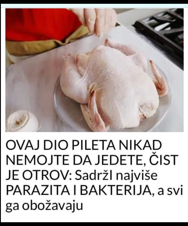 🐔 Studija otkriva: Koji dio piletine je najmanje zdrav za konzumaciju?