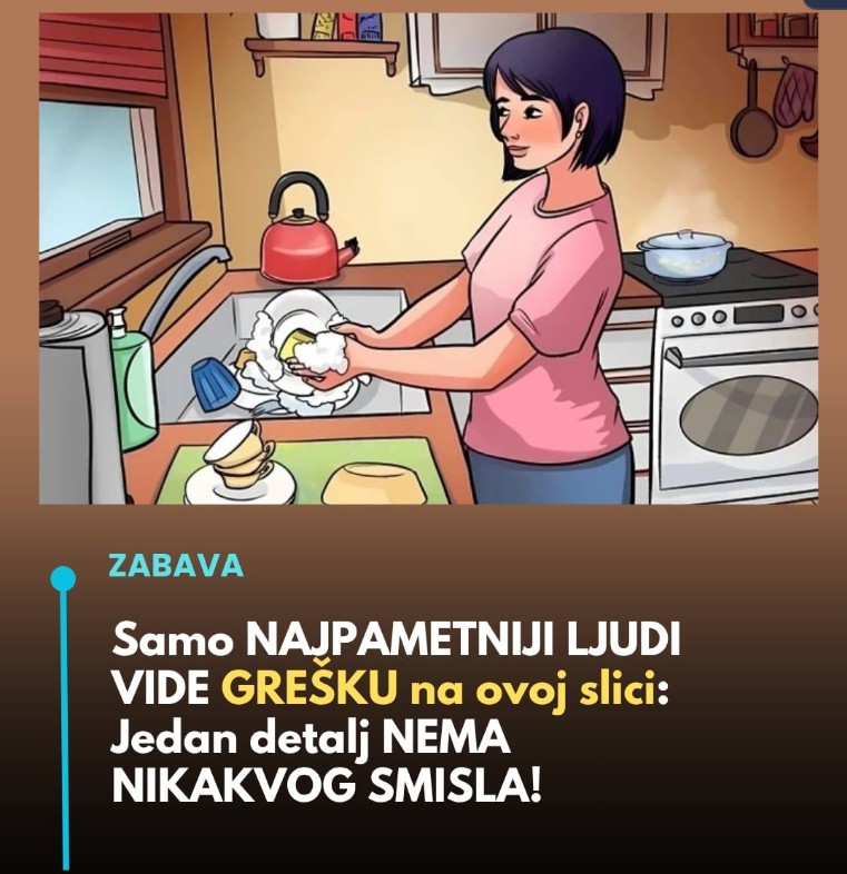 Testirajte svoju moć zapažanja: Možete li uočiti logičku grešku na ovoj slici?