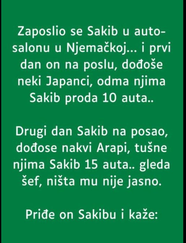 Sakib, automobili i papa – priča o samopouzdanju bez granica