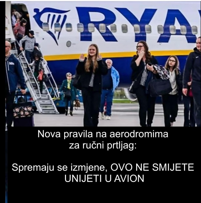 Nova pravila na aerodromima za ručni prtljag: Spremaju se izmjene, OVO NE SMIJETE UNIJETI U AVION