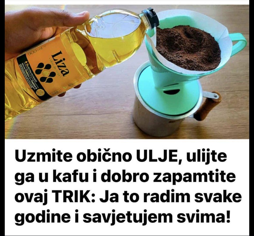 ☕ Kafa + Ulje = Praktičan Trik za Dom (Koji Nema Veze s Pijenjem!)