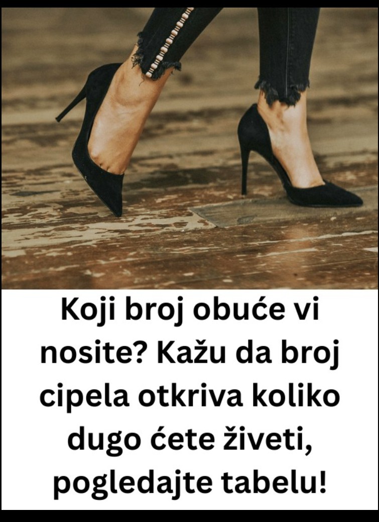 Može li broj cipela otkriti koliko dugo ćemo živjeti? Šta kaže švedsko istraživanje
